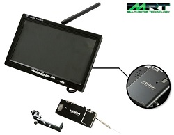 Guec GV-100 Vision 7inch monitor with 5.8GHz system FPV